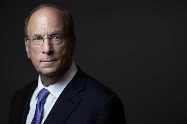 US chairman and CEO of BlackRock Larry Fink.
