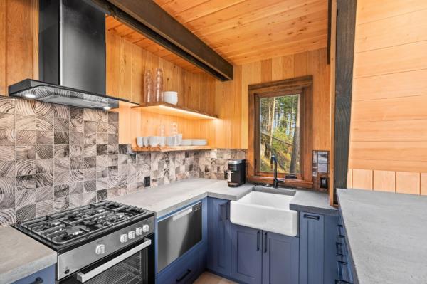 The cozy treehouse kitchen