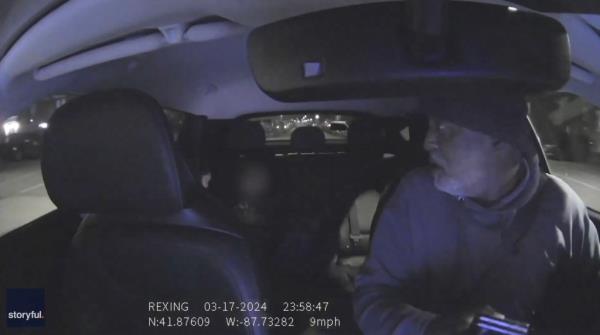 Still from the shocking dashcam footage.