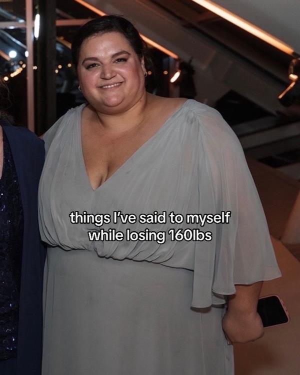 Amy Kane, 34, at over 300 pounds before weight loss drugs. 