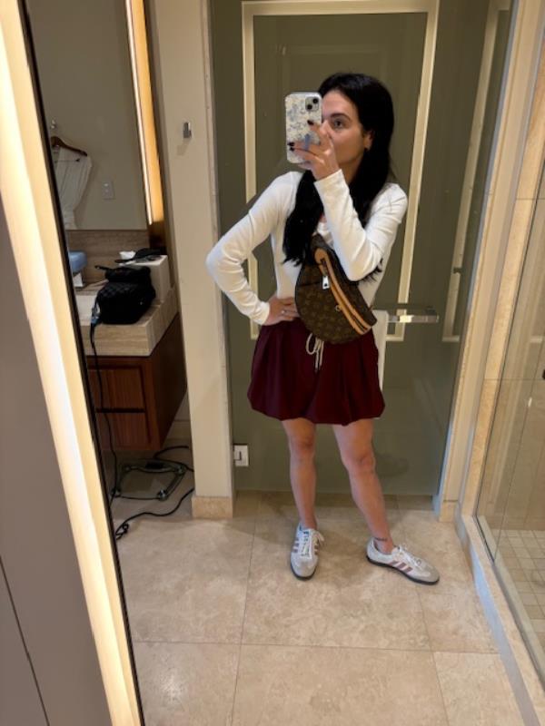 Amy Kane, 34, after weight loss drugs. 
