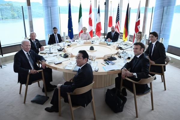 Leaders of the G7 nations in Hiroshima, Japan this past May.