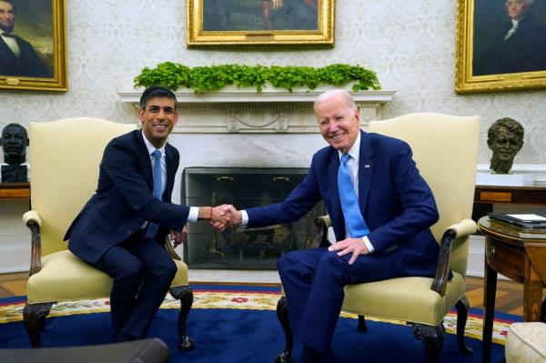 President Biden and British Prime Minister Rishi Sunak