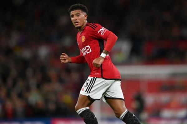 Manchester United player Jadon Sancho