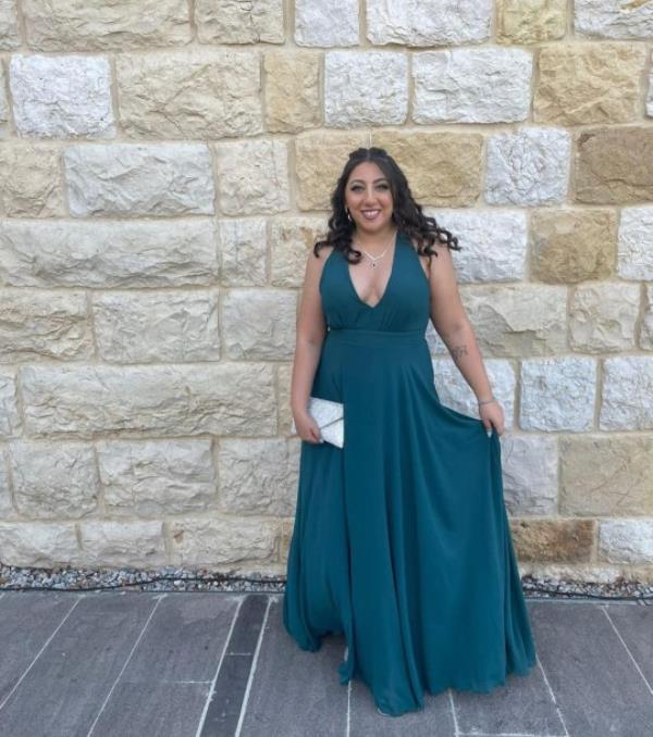 Woman posing for picture