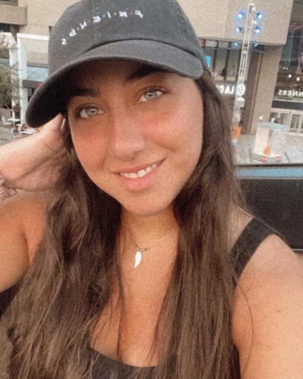 Woman posing for picture