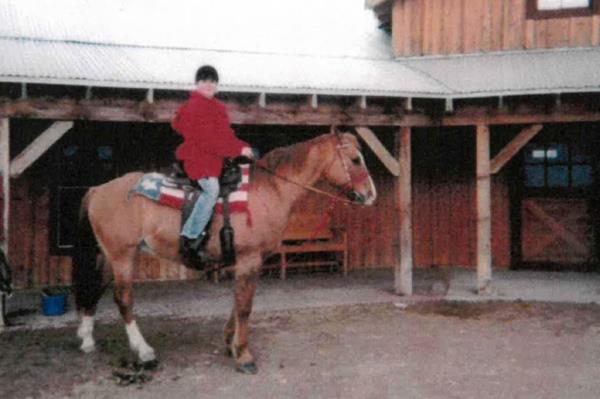 Virginia Giuffre Roberts, one of Jeffrey Epstein's victims at the Zorro ranch. 