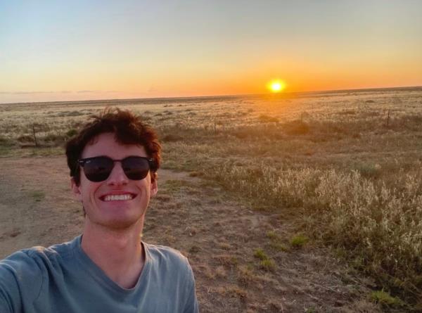 William Joseph Jennings, 22, is pictured on a hike.