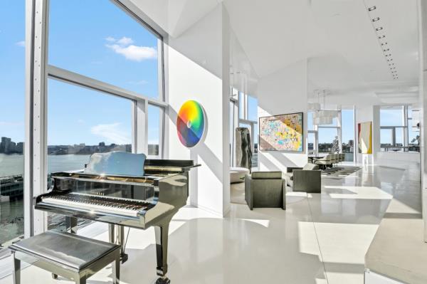 A view of the open floor plan.