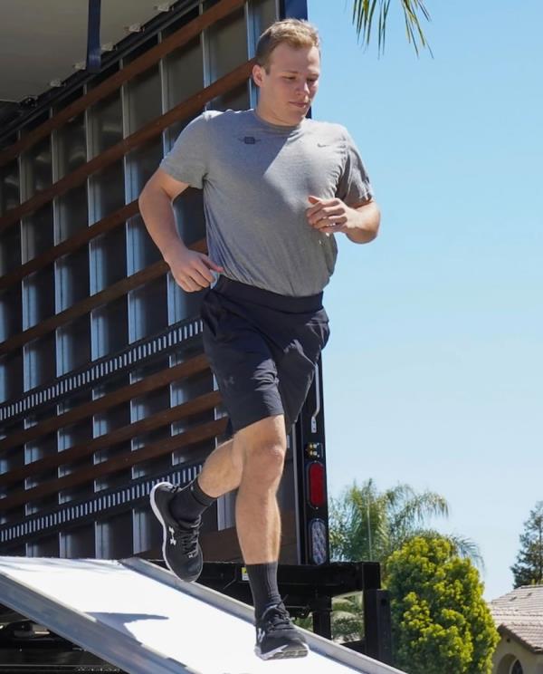 man running