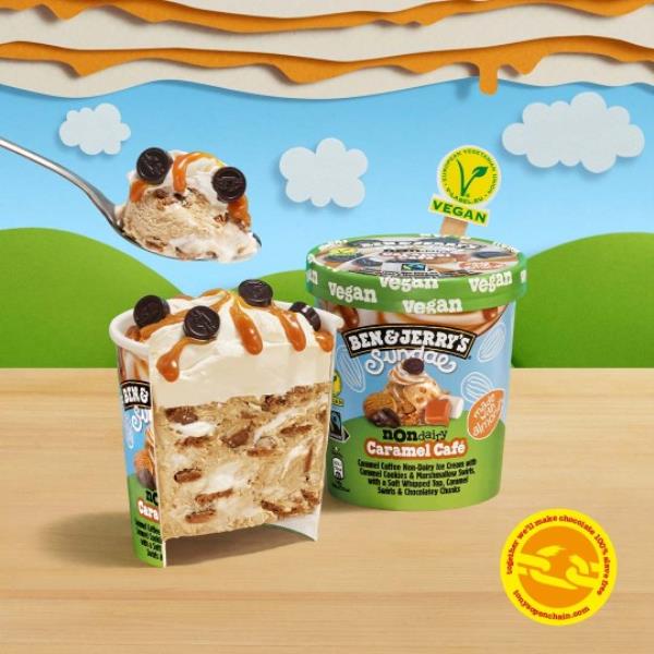Ben & Jerry's non-dairy Caramel Café flavour