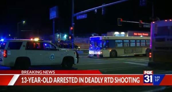 police arrested a 13-year-old suspected in co<em></em>nnection to Sanchez’s murder on Thursday after he allegedly killed the grandfather after an argument over his leg blocking the aisle.