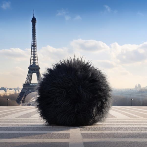Model blinded by furball look has wild ride at fashion show</p>

<p>　　