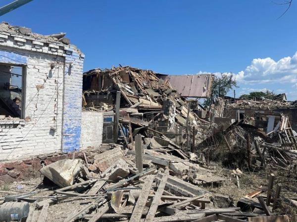 View of a residential area hit by a Russian missile strike, in Kyiv region, Ukraine January 16, 2023.  