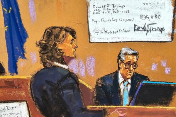Trump's former lawyer Michael Cohen testified a<em></em>bout a hush mo<em></em>ney payment made to Stormy Daniels ahead of the 2016 election.