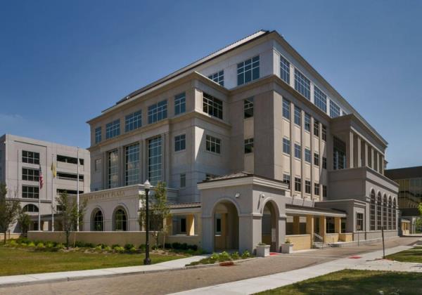 The Bergen County Prosecutor's Office building in Hackensack, NJ. 