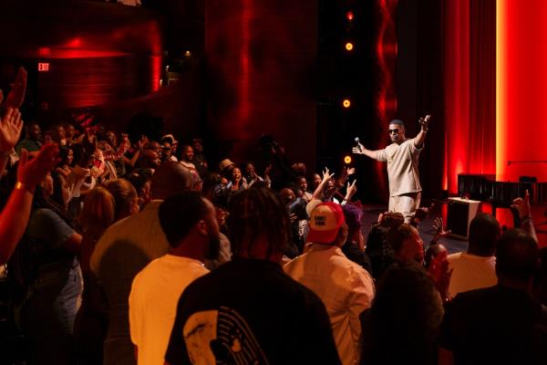 Jamie Foxx at the Alliance Theatre in Atlanta, GA.