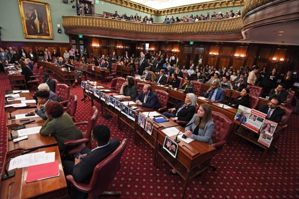 A photo of the City Council chamber
