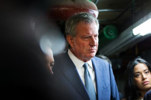 Photo of former Mayor Bill de Blasio