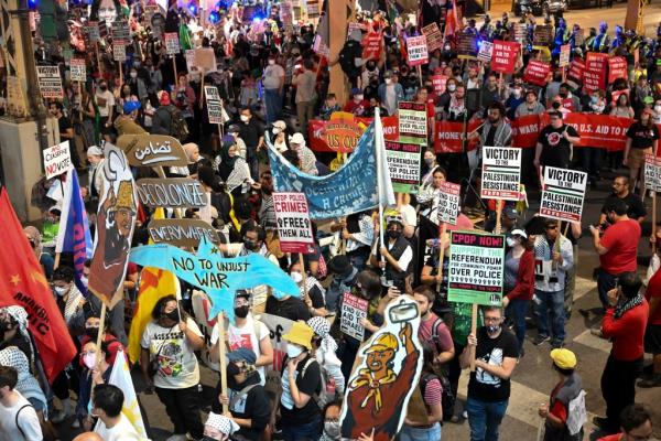 Demo<em></em>nstrators outside the DNC tell Fox News Digital “the policy we're actively seeking is a ceasefire deal.”