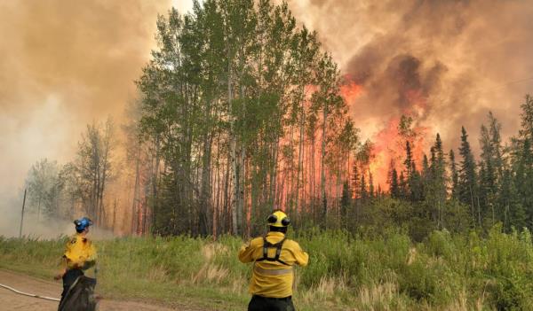 Due to the o<em></em>ngoing wildfires raging across the Caanadian border, some residents in the U.S. asre feeling the effects, including poor air quality.</p>

<p>　　