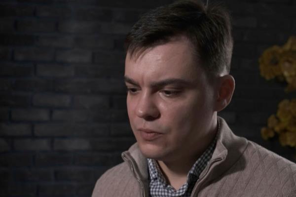 In this image from video provided by the Dossier Center, a London-ba<em></em>sed investigative group funded by Russian opposition figure Mikhail Khodorkovsky, Gleb Karakulov speaks during an interview in Turkey in December 2022