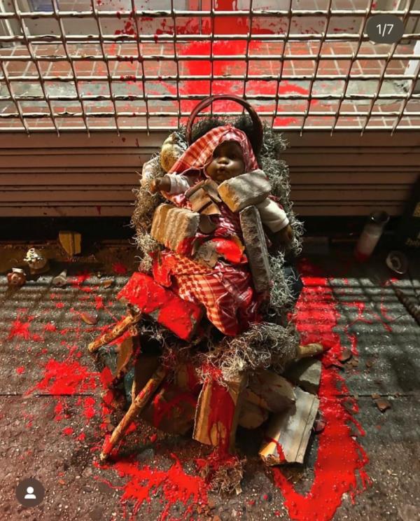 Bloody Jesus doll dubbed 