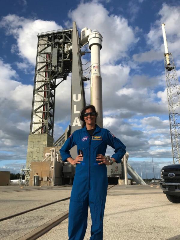 Williams' husband Michael (not pictured) told The Wall Street Journal that space is his wife's 