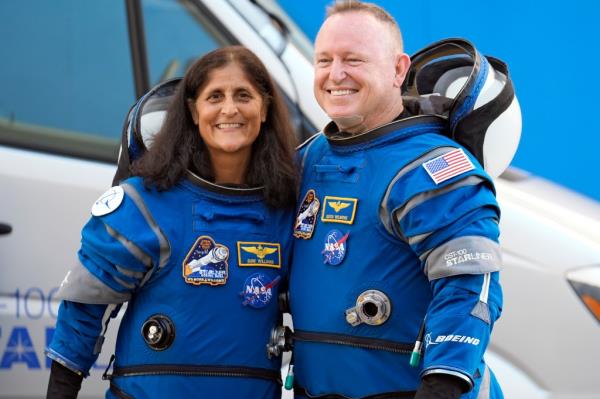 Williams and Wilmore are living on the ISS with seven other astronauts. 