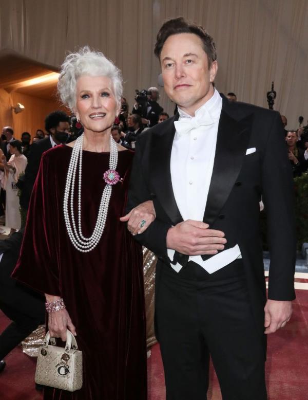 The billionaire’s mom said she’s proud of what her son has accomplished with X.