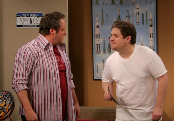 Gary Valentine and Patton Oswalt in an episode of 