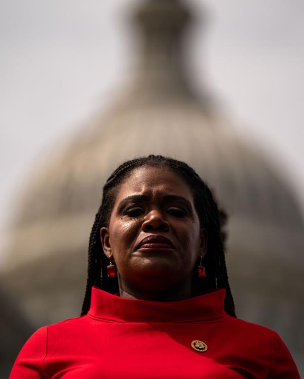Rep. Cori Bush’s post read similarly, 