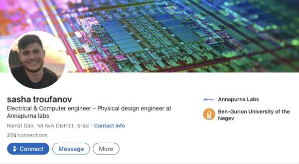 Troufanov works for Amazon's Annapurna Labs.
