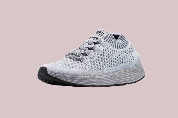 Close-up view of a sneaker