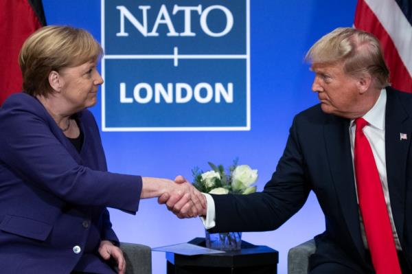 Angela Merkel, Do<em></em>nald Trump