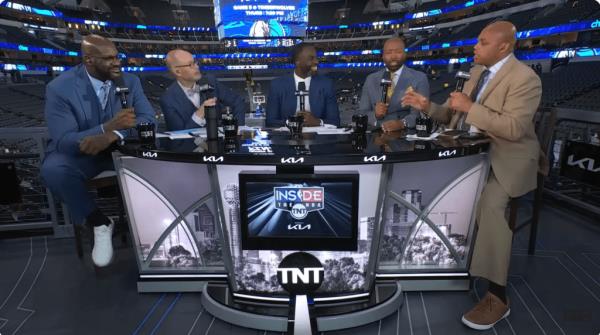 Draymond Green joined TNT's 'Inside the NBA' for the NBA playoffs.
