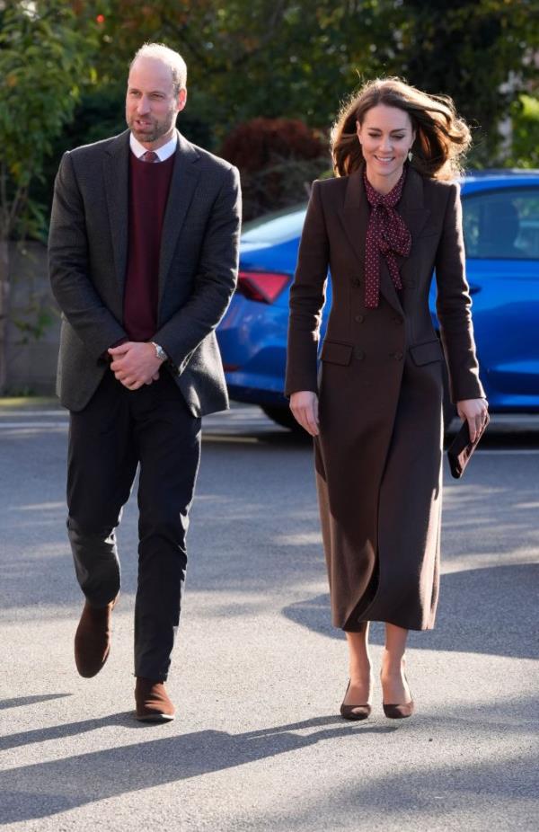 Prince William and Kate Middleton at Southport Community Centre on Oct. 10, 2024.