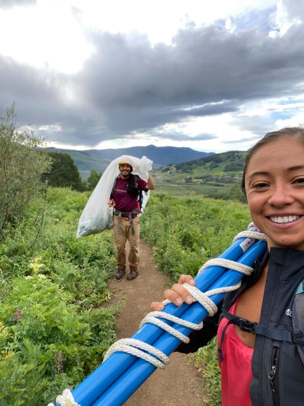 Gabriel Trujillo and his fiancee Roxanne Cruz-de Hoyos 