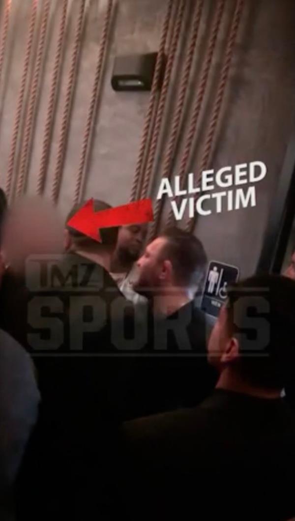 Co<em></em>nor McGregor is seen in a video with his rape accuser outside a bathroom at Kaseya Center in Miami following Game 4 of the 2023 NBA Finals on June 9, 2023.