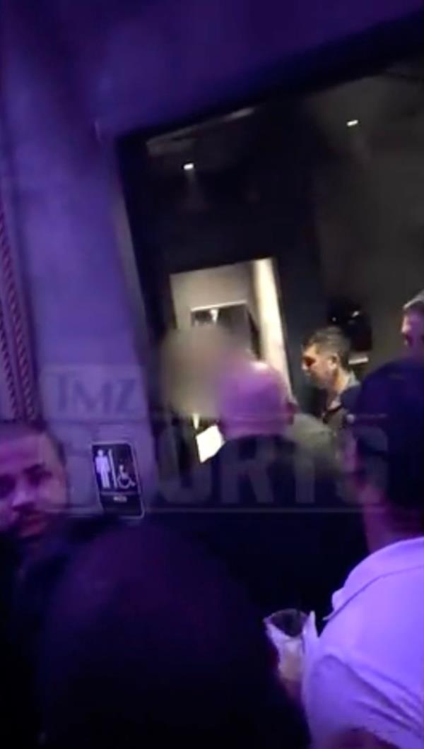 Co<em></em>nor McGregor is seen in a video with his rape accuser outside a bathroom at Kaseya Center in Miami following Game 4 of the 2023 NBA Finals on June 9, 2023.