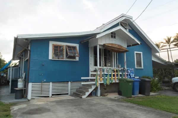 Rtyan Routh's house in Kaaawa on the island of Oahu, Hawaii.