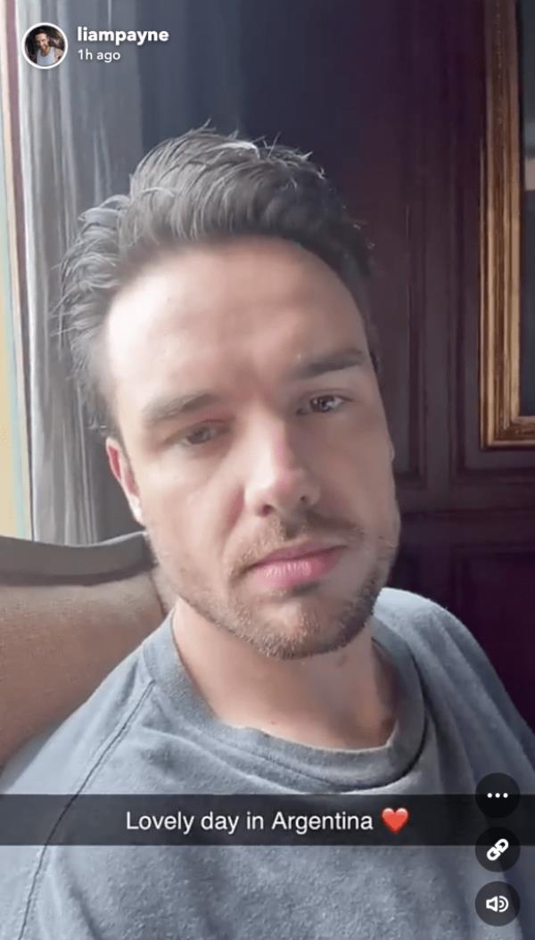 Liam Payne in Argentina before his death