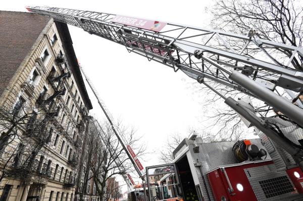 firetruck at scene