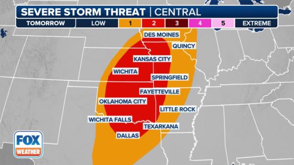 A multi-day severe weather threat kicks off this week 