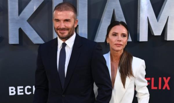 Mandatory Credit: Photo by David Fisher/Shutterstock (14135245u) David Beckham and Victoria Beckham 'Beckham' TV show premiere, Curzon Mayfair, London, UK - 03 Oct 2023