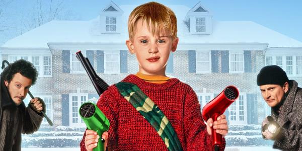 Macaulay Culkin as Kevin McCallister in Home Alone.