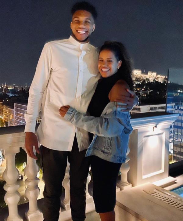 Giannis Antetokounmpo and Mariah Riddlesprigger wed over the weekend in Greece.