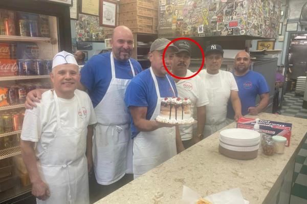 Ramirez at the pizza place