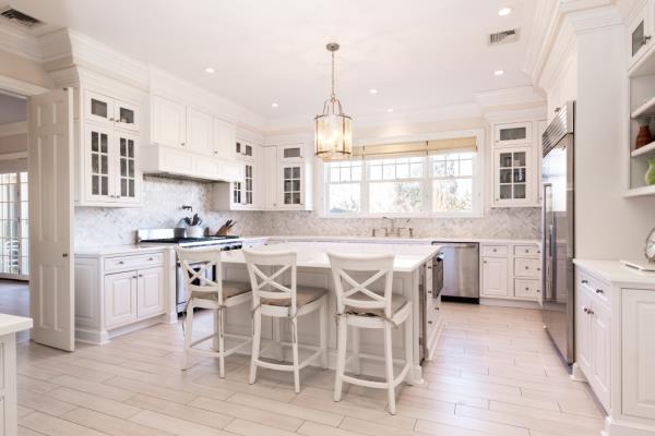 The chef's kitchen