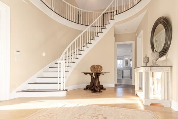 A grand staircase